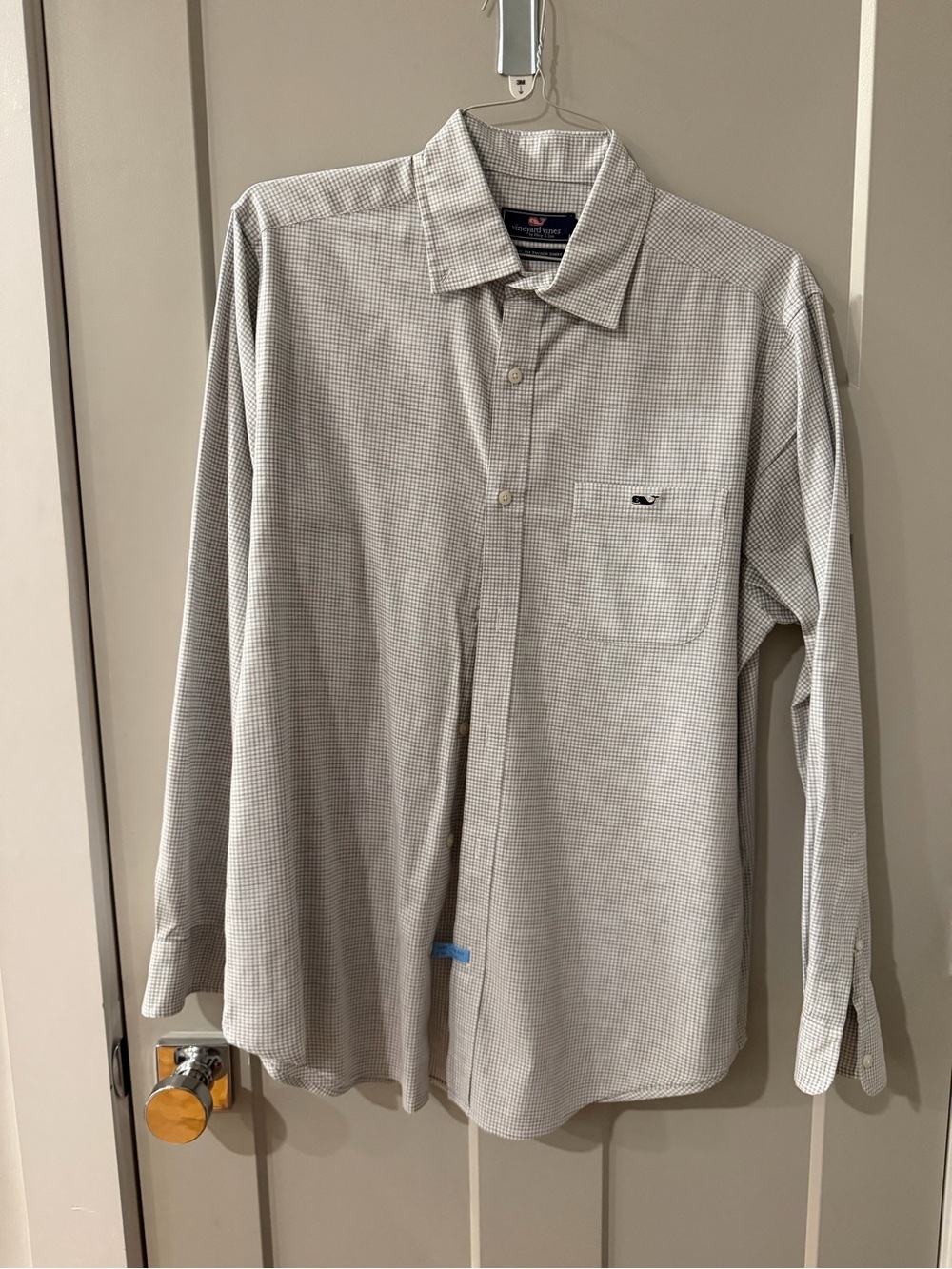 Vineyard Vines Classic Fit Tucker Shirt Men’s Medium Gray Check Button Down
